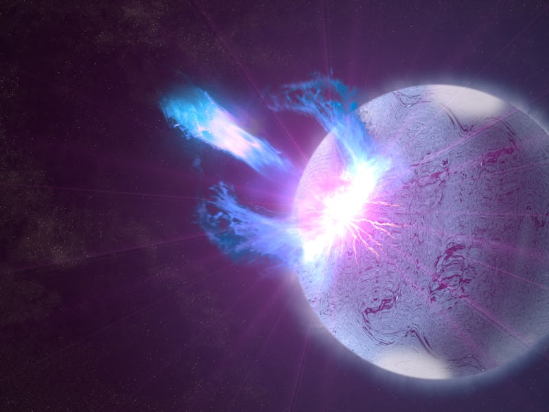 magnetar erupting