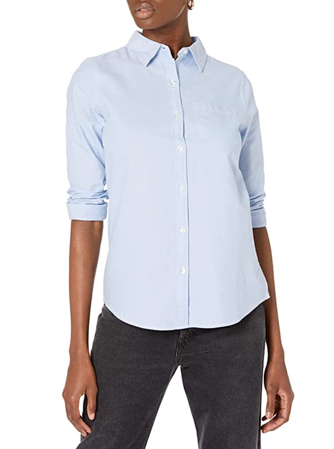 Amazon Essentials Classic Fit Long Sleeve Button Down Oxford Shirt