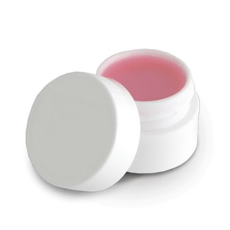 White Empty Lip Balm Jars (caps included)