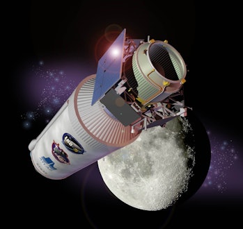 The LCROSS spacecraft.