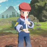 A screenshot from 'Pokémon Legends: Arceus' 