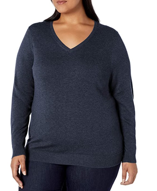 Amazon Essentials Plus-Size V-Neck Sweater