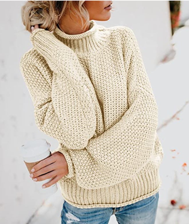 ZESICA Chunky-Knit Sweater