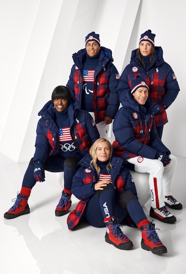 Team USA's 2022 Closing Ceremony uniforms, designed by Ralph Lauren.