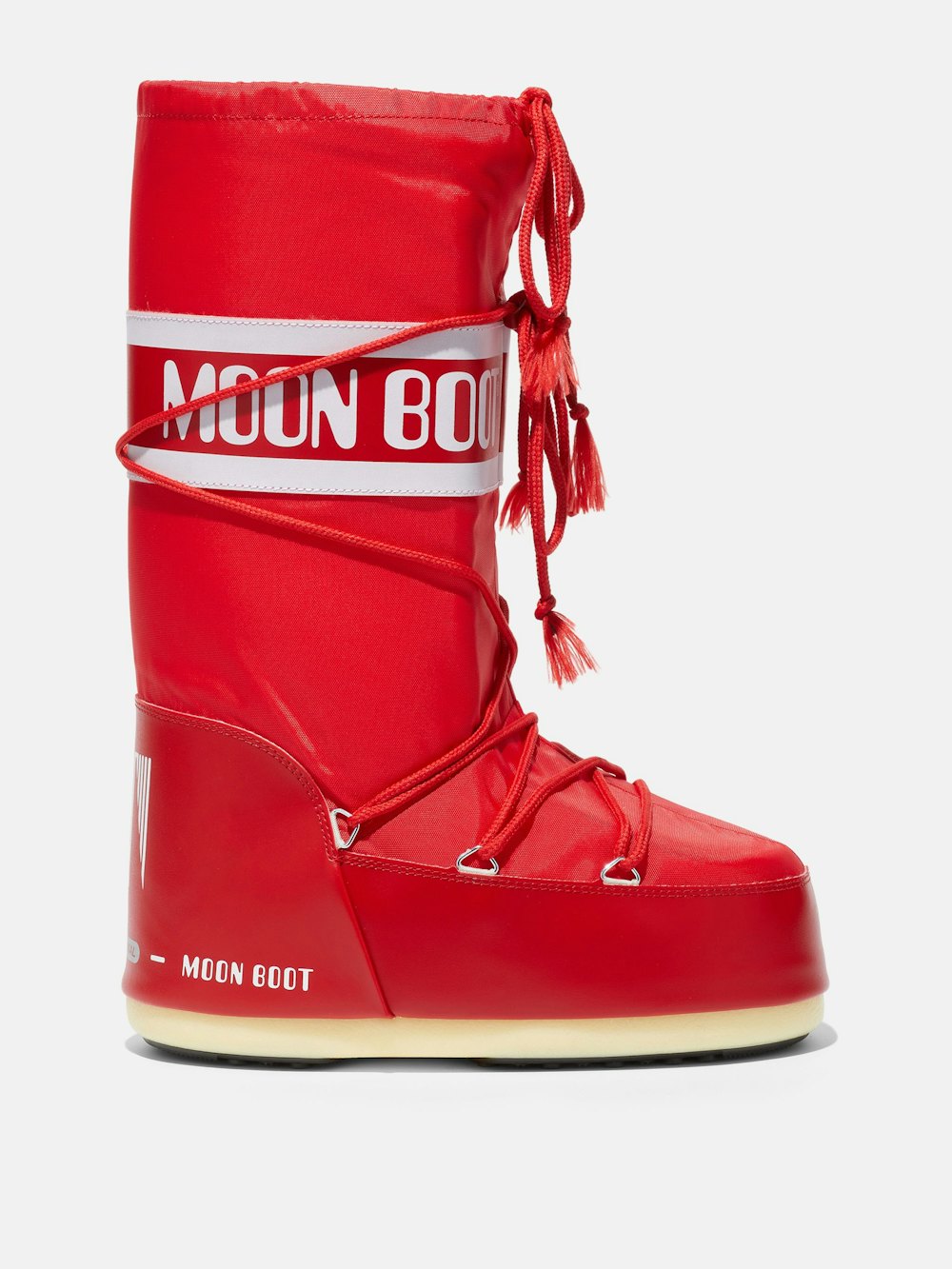 ICON RED NYLON BOOTS