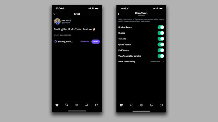 The “Undo Tweet” feature is really more of a “Wait — do you really want to tweet this” reminder.