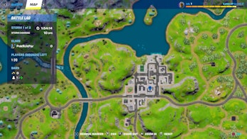 fortnite pizza party location map