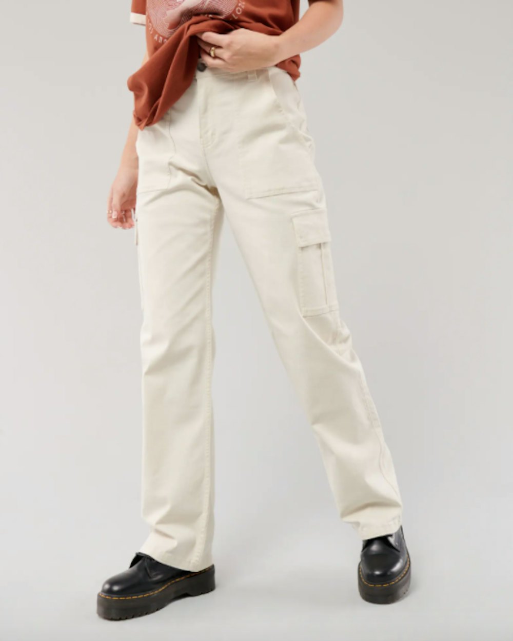 HIGH-RISE UTILITY DAD PANTS