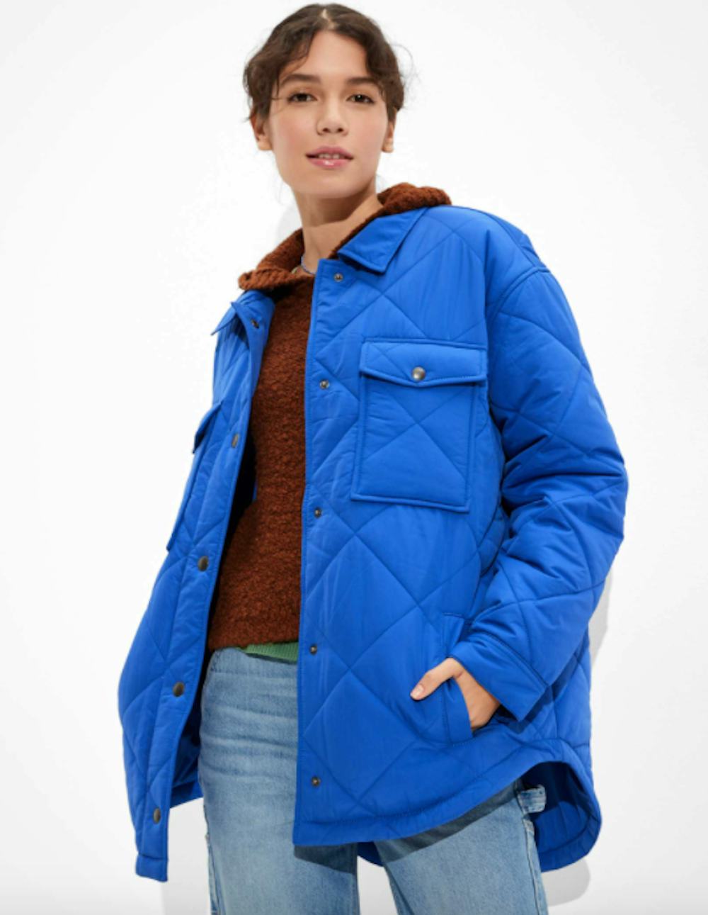 AE Puffer Shacket