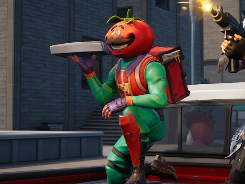fortnite pizza party item tomatohead screenshot