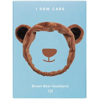  I DEW CARE Brown Bear Face Wash Headband