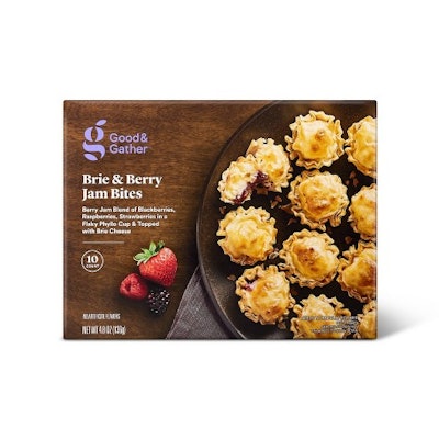 Frozen Brie and Berry Jam Bites - 4.8oz/10ct