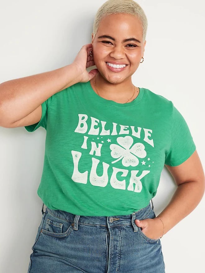 st patrick's day shirt for women: old navy