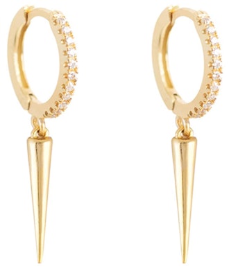 VACRONA Gold Plated Huggie Earrings