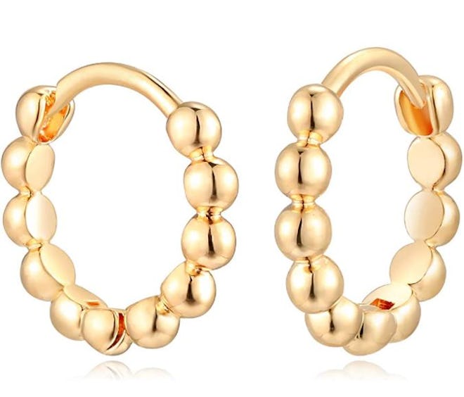 MYEARS Gold Huggie Earrings