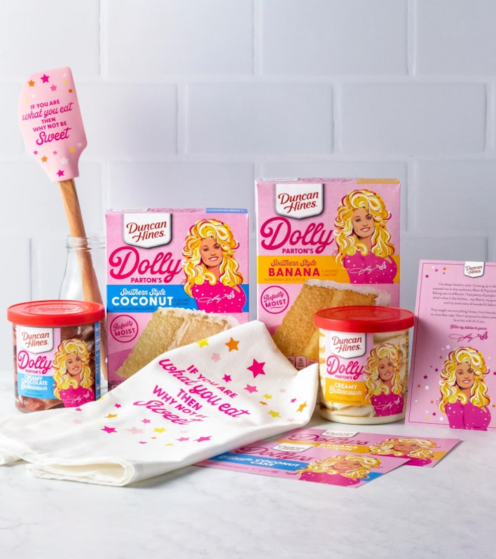 The Dolly Parton Baking Collection brings Southern-inspired cake mixes to your kitchen.