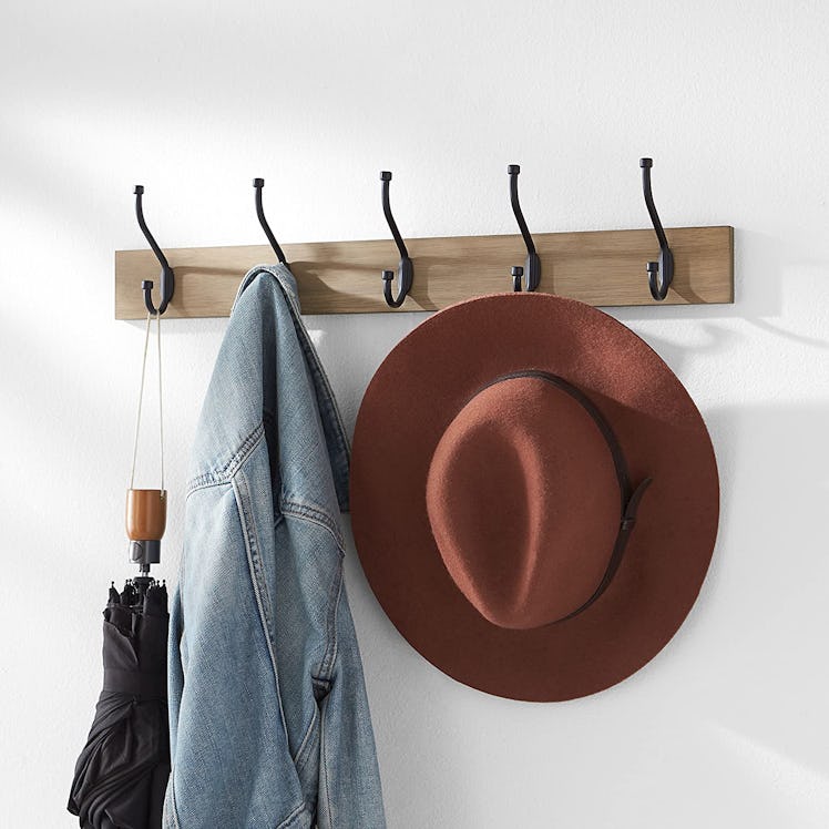 Amazon Basics Wall-Mounted Farmhouse Coat Rack