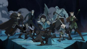 The cast of the new animated series, The Legend of Vox Machina.