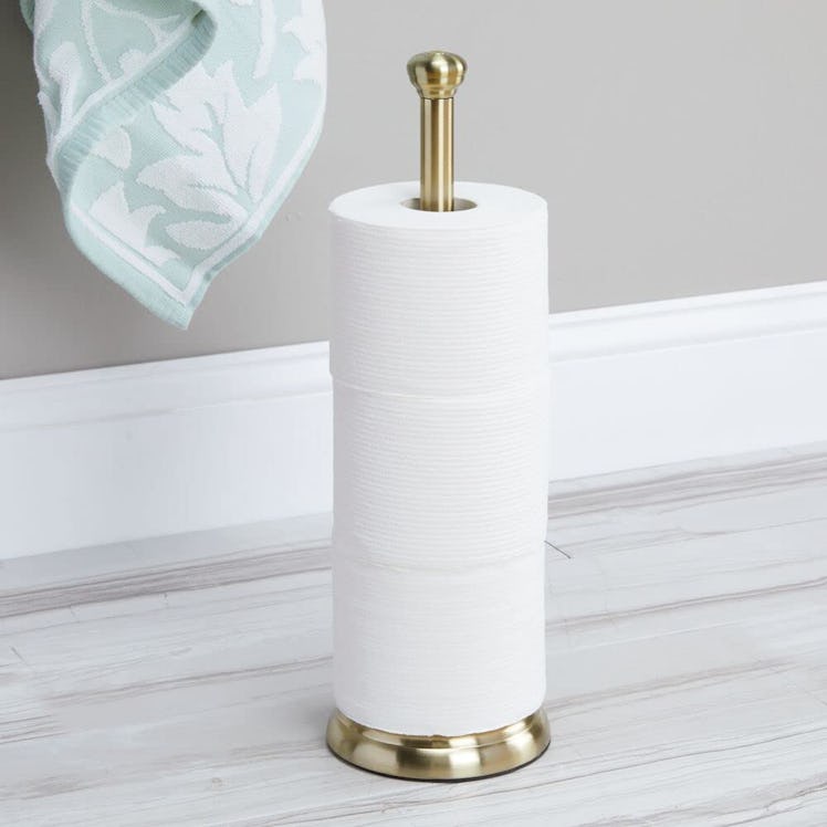 mDesign Spare Toilet Paper Holder