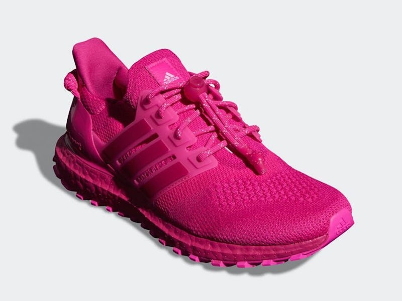 Adidas hot pink sneakers clearance