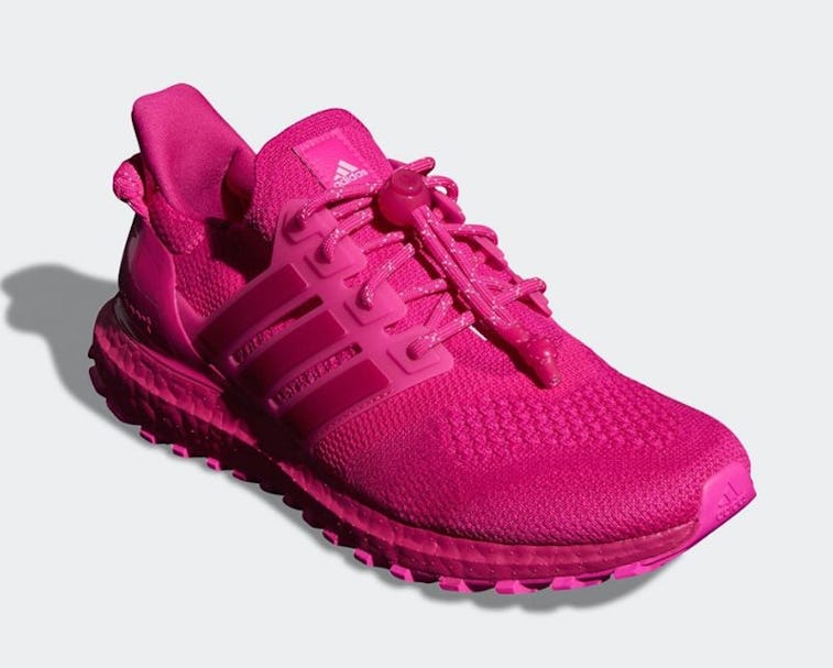 All top pink sneakers