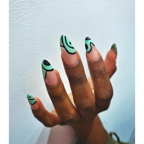 Here are abstract nail art ideas and designs for the next time you get a manicure..