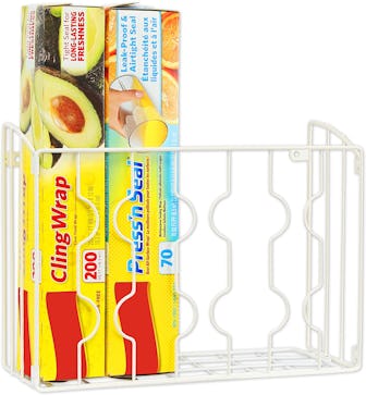 Simple Houseware Wall-Mounted Kitchen Wrap Organizer 