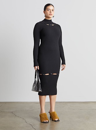 Bri Ribbed Cutout Dress  Who What Wear Collection
