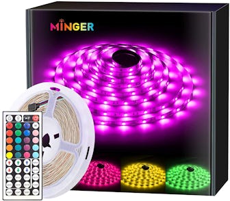 Minger RGB LED Strip Lights, 16.4ft