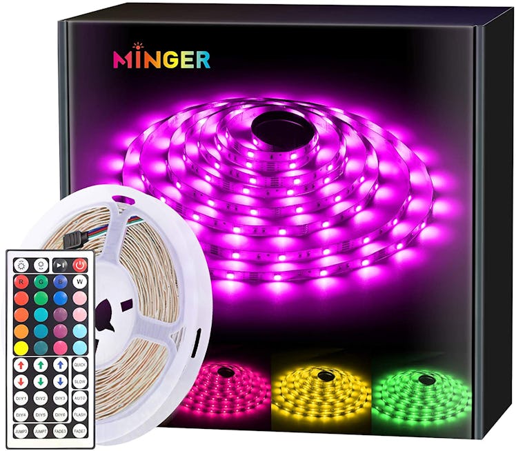 Minger RGB LED Strip Lights, 16.4ft