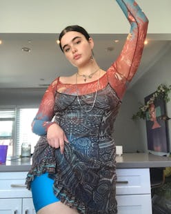 Barbie Ferreira in maximalist outfit.