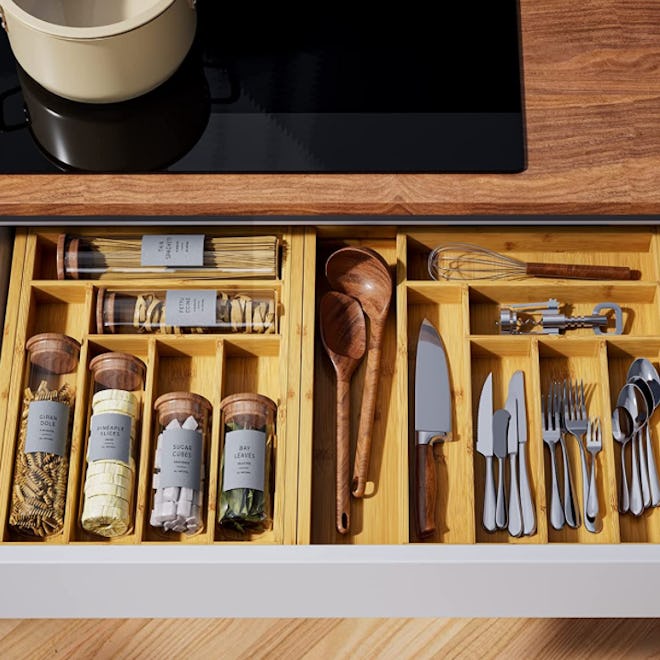 Pipishell Expandable Drawer Organizer