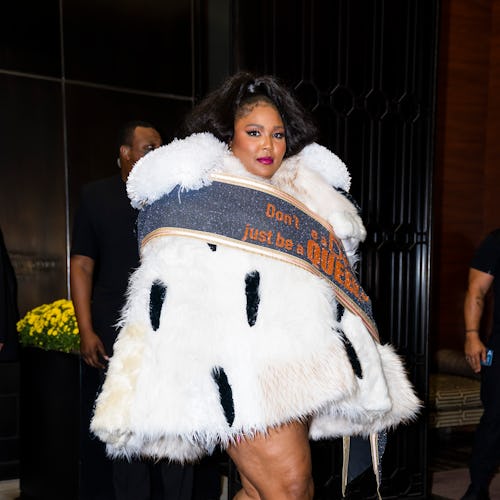 Lizzo is seen in Midtown on September 25, 2021 in New York City. 
