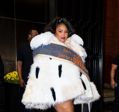 Lizzo is seen in Midtown on September 25, 2021 in New York City. 
