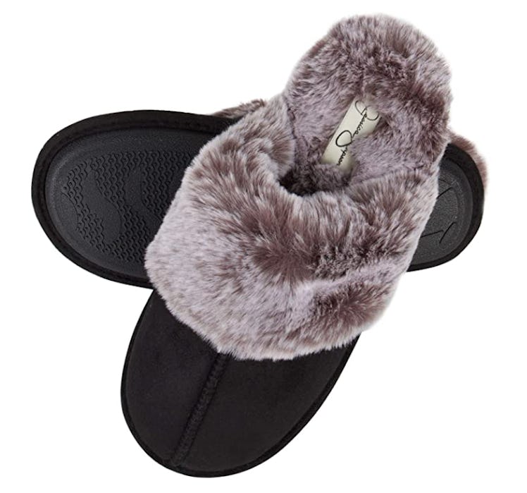 Jessica Simpson Faux Fur House Slippers
