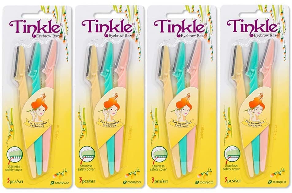 Tinkle Eyebrow Razor, 12 Razors
