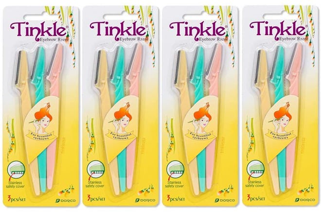 Tinkle Eyebrow Razor, 12 Razors