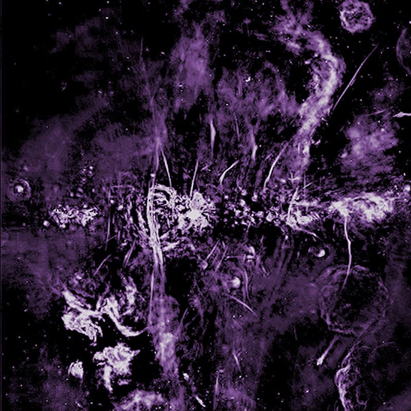 Purple filaments in the space