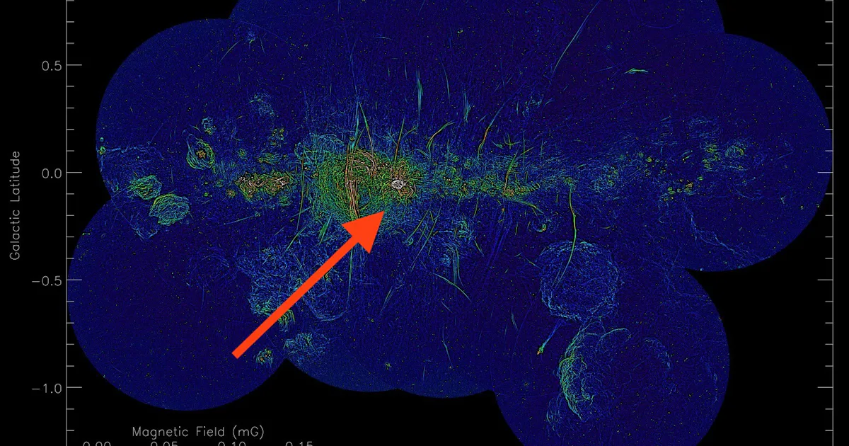 Look: 1,000 mysterious filaments discovered at the center of the Milky Way