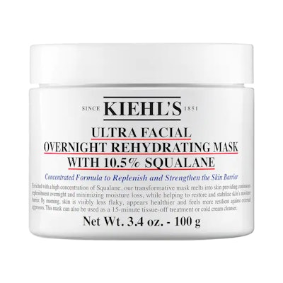 Kiehl's Ultra Facial Overnight Hydrating Face Mask With 10.5% Squalane