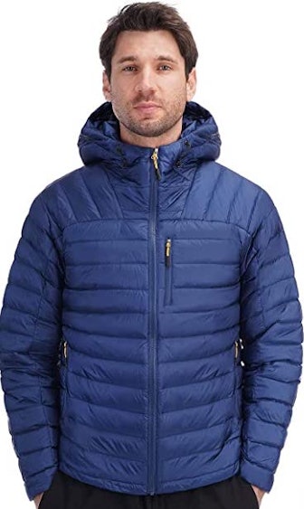 HARD LAND Men's Hooded Packable Down Jacket