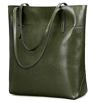 Kattee Genuine Leather Tote Bag