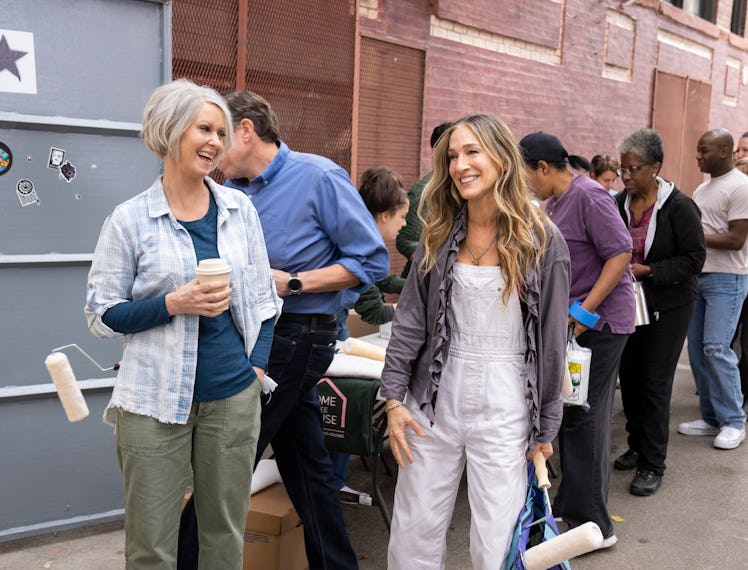 Cynthia Nixon and Sarah Jessica Parker in And Just Like That