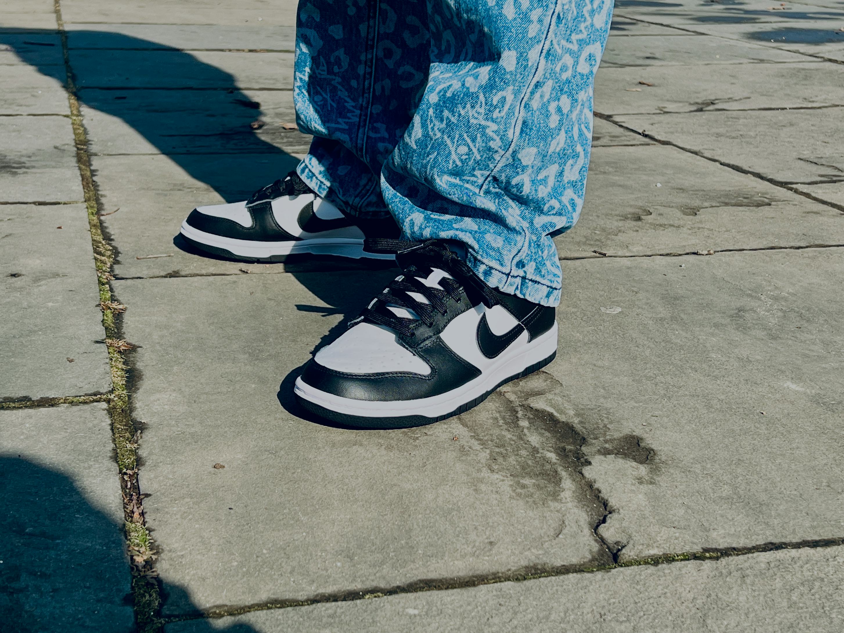 Wearing Nike's Dunk Low 'Black White': We love these panda sneakers
