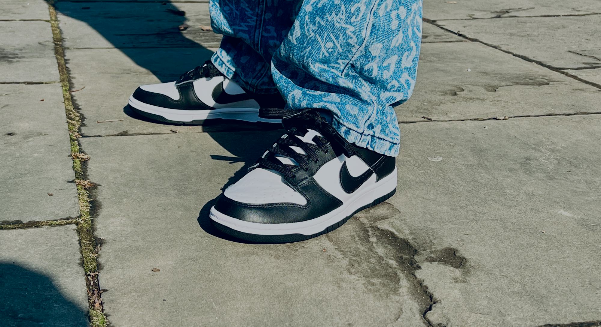 Wearing Nike's Dunk Low 'Black White': We love these panda sneakers