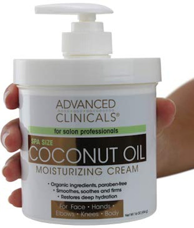 Advanced Clinicals Coconut Oil Cream (16 oz)