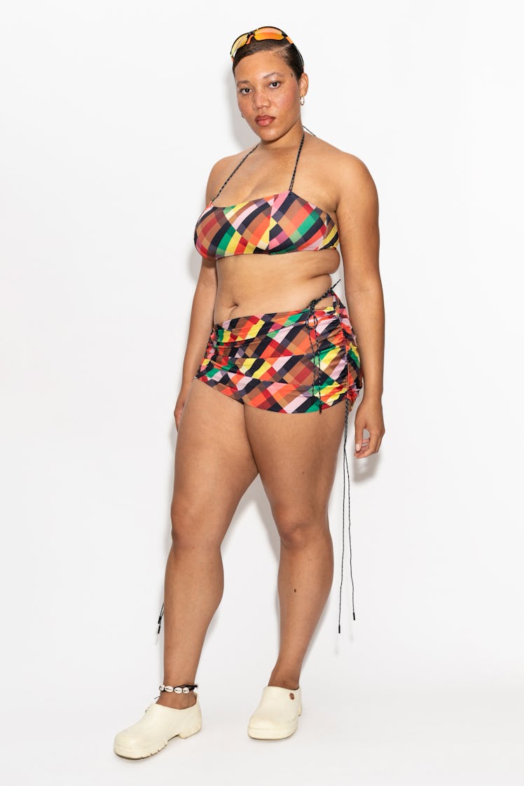 DOS SWIM multicolor skirt.