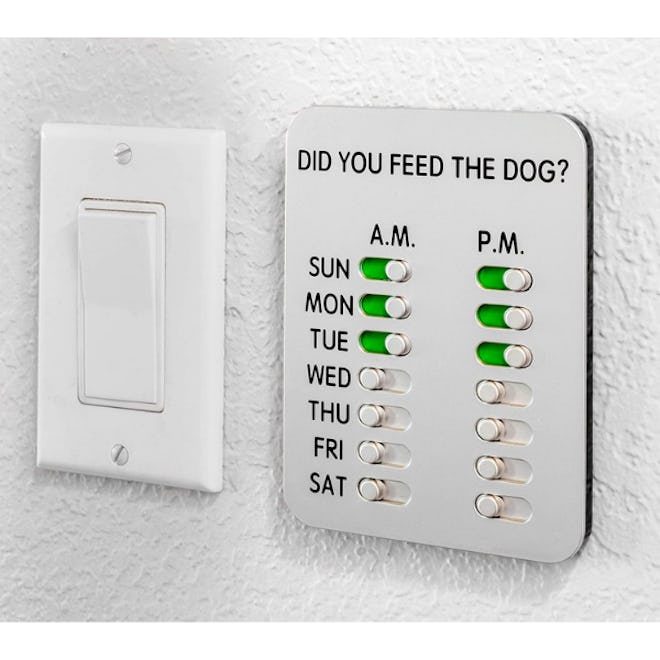 DYFTD Did You Feed The Dog? Dog Tracker Mountable Device