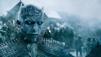 The Night King standing on the docks of Hardhome in Game of Thrones Season 5