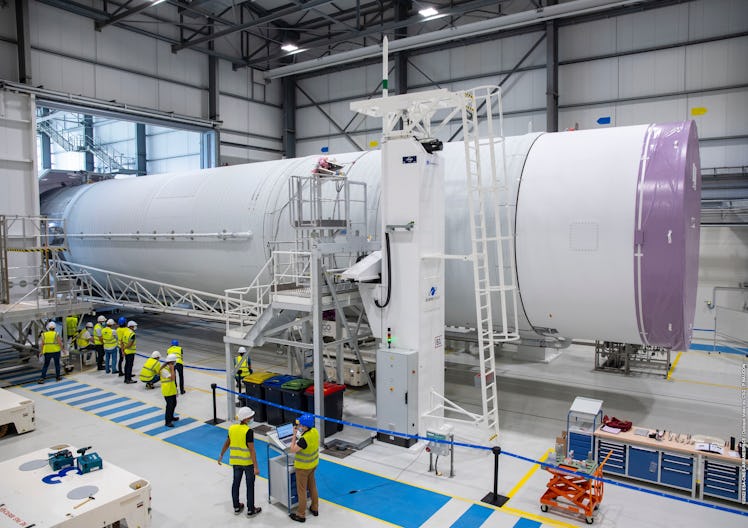 ariane 6 on assembly line
